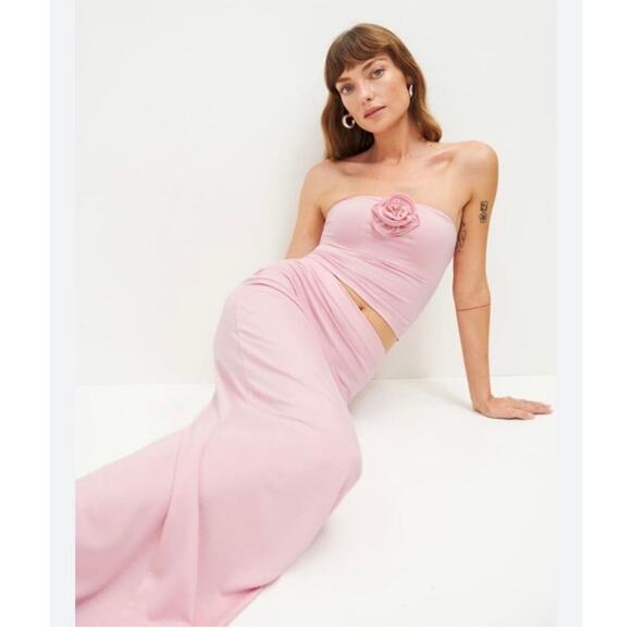 Reformation Adalynn Knit Two Piece in Babygirl XL - Picture 12 of 12